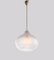 German Patmos Tulip Pendant Lamp in Crystal Glass from Peill & Putzler, 1960s, Image 3