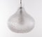 German Patmos Tulip Pendant Lamp in Crystal Glass from Peill & Putzler, 1960s, Image 7