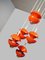 Space Age Tulip Pendant in Orange & White by Klaus Hempel for Kaiser, Germany, 1972, Image 14