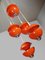 Space Age Tulip Pendant in Orange & White by Klaus Hempel for Kaiser, Germany, 1972, Image 15