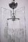 Italian Pendant Lamp in Iced Murano Glass & Chrome by Carlo Nason for Mazzega, 1960s 7