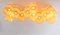 Molecular Honeycomb 11-Light Flush Mount & Wall Light in Fiberglass & Steel, 1950s 6