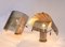 Golden Shogun Wall Lights by Mario Botta for Artemide, 1980s, Set of 2, Image 6