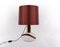 Tischlampe aus Murano Glas & Messing von Temde, Schweiz, 1960er 3