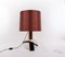 Table Lamp in Murano Glass & Brass from Temde, Switzerland, 1960s 7