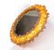 German Gilded Backlit Mirror in Swarovski Crystals & Brass from Palwa, 1960s, Image 7