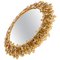 German Gilded Backlit Mirror in Swarovski Crystals & Brass from Palwa, 1960s 1