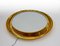 German Gilded Backlit Mirror in Swarovski Crystals & Brass from Palwa, 1960s 9