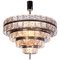 Swedish 18-Light Chandelier in Crystal & Nickel by Carl Fagerlund for Orrefors, 1960s, Image 1
