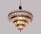 Swedish 18-Light Chandelier in Crystal & Nickel by Carl Fagerlund for Orrefors, 1960s, Image 7