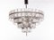 Swedish 18-Light Chandelier in Crystal & Nickel by Carl Fagerlund for Orrefors, 1960s 2