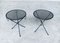 Regency Style Wrought Iron Side Tables, France, 1950s, Set of 2, Image 8