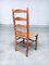 Brutalist Oak & Paper Cord Dining Chairs, 1940s, Belgium, Set of 8 4