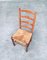 Brutalist Oak & Paper Cord Dining Chairs, 1940s, Belgium, Set of 8 10