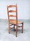 Brutalist Oak & Paper Cord Dining Chairs, 1940s, Belgium, Set of 8 3