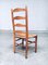 Brutalist Oak & Paper Cord Dining Chairs, 1940s, Belgium, Set of 8, Image 3