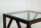 Vintage Danish Coffee Table with Glass Top 7