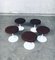 Mid-Century Modern Low Tulip Stool Set from Tamburin, Sweden, 1970s, Set of 5 9