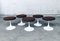 Mid-Century Modern Low Tulip Stool Set from Tamburin, Sweden, 1970s, Set of 5 16