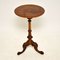 Antique Victorian Inlaid Walnut Occasional Table 2