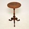 Antique Victorian Inlaid Walnut Occasional Table 1