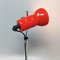 Lámpara de mesa roja de Veneta Lumi, Italy, años 70, Imagen 5