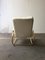 Rocking Chair Moderne Mid-Century en Métal Doré avec Coussin Original en Tissu par Guido Faleschini, Italie, 1970s 8