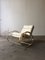 Mid-Century Modern Italian Gilt Metal Rocking Chair with Original Fabric Cushion by Guido Faleschini, 1970s, Image 7