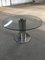 Mid-Century Modern Italian Marcuso 2532 Table with Chrome Base and Smoked Glass Top by Marco Zanuso for Zanotta, 1970s, Image 3