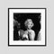 Affiche Marilyn Monroe en Résine Argentée Encadrée en Noir par Murray Garrett 2