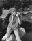 Affiche Marilyn Monroe en Résine Argentée Encadrée en Blanc par Baron 1