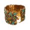 Turquoise, Coral & Gold Plated Bracelet 3