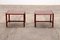 Tables d'Appoint Mid-Century en Teck, Danemark, Set de 2 3