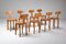 Italian Minimalist Wooden Armchairs 7