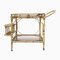 Mid-Century Bamboo Garden Tea Cart, 1950s, Image 1