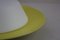 Lampada da soffitto in vetro opalino giallo limone, anni '50, Immagine 4