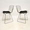 Chaises Wire Vintage par Harry Bertoia, Set de 2 3