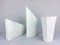 Vintage White Ceramic Vases, Set of 3, Image 5