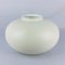 Vintage White Ceramic Vase from Carstens, 1960s 1