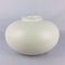 Vintage White Ceramic Vase from Carstens, 1960s 5