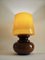 Glass Table Lamp from Veart, 1970s 3