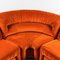 Vintage Velvet Living Room Set by Lev & Lev, 1970s, Set of 5 10