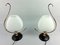 Brass & Opaline Lamps from Arlus, 1960s, Set of 2, Image 4