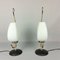 Brass & Opaline Lamps from Arlus, 1960s, Set of 2 8