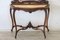 Antique Walnut Console Table with Mirror, 1880 12