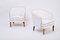 Danish Mid-Century Modern White Armchairs by Ludvig Pontoppidan, Set of 2 8