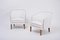 Danish Mid-Century Modern White Armchairs by Ludvig Pontoppidan, Set of 2 7