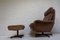 Danish Swivel Chair & Footstool by Madsen & Schübel for Bovenkamp, 1960s, Set of 2 14