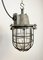 Lámpara colgante industrial vintage de hierro fundido, años 60, Imagen 3