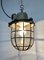 Lámpara colgante industrial vintage de hierro fundido, años 60, Imagen 10